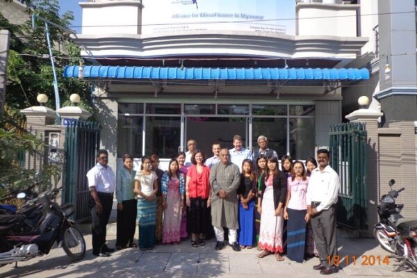 Mr. Vijay Mahajan_s visit to Mandalay Myanmar(Alliance MFI) along with Pamela Esser, Paul Lutchenburg and Arijit Dutta