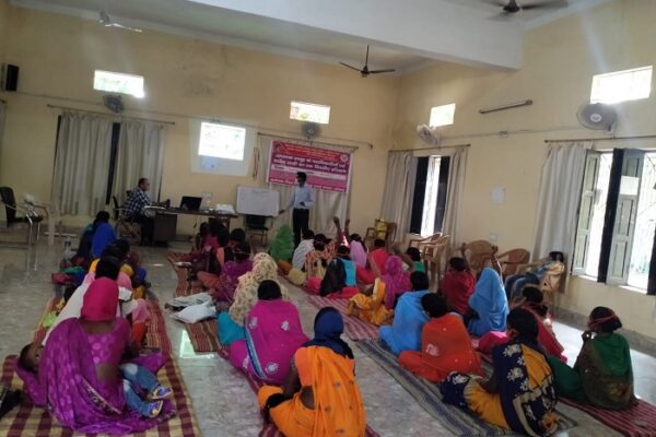 Training for Udyog sakhies and Office bearers of PG at Dudhi block Uttar Pradesh