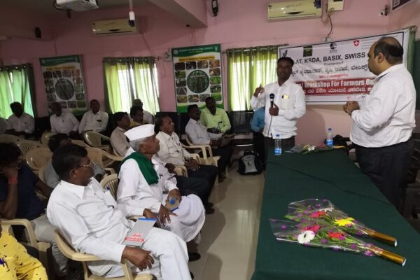 Workshop conducted for Farmers on PMFBY (ICRISAT Project), Vijayapura, Karnataka